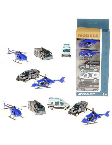 DZIELNYPACJENT.EU|POJAZDY "POLICE" (SERIA 4) - 5 szt.|5901271561762