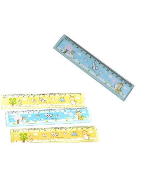 DZIELNYPACJENT.EU|LINIJKA SZKOLNA "ZWIERZĄTKA - MIX"|5900632033672