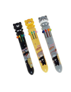 DZIELNYPACJENT.EU|DŁUGOPISY WIELOKOLOROWE "KOTKI - 2"|5901271601758