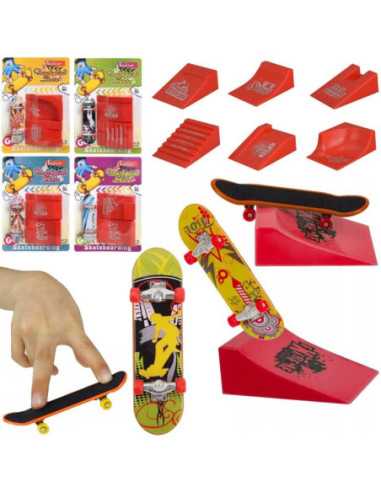 DZIELNYPACJENT.EU|ZABAWKA KREATYWNA "MINI DESKOROLKA Z RAMPĄ"|5901353682897