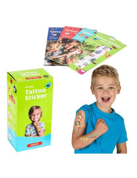 DZIELNYPACJENT.EU|TATUAŻE DLA CHŁOPCÓW "BOY - MIX" - 50 szt.|5901353682941