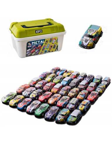 DZIELNYPACJENT.EU|KUFEREK Z METALOWYMI AUTKAMI Z NAPĘDEM - 40 szt.|5902444098375