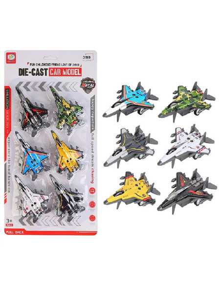 DZIELNYPACJENT.EU|SAMOLOTY METALOWE "SQUAD 399" - 6 szt.|5901271623651