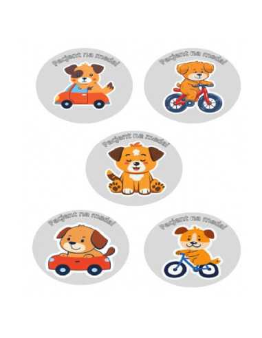 DZIELNYPACJENT.EU|NAKLEJKI DZIELNY PACJENT "SERIA - 2" - 100 szt.|