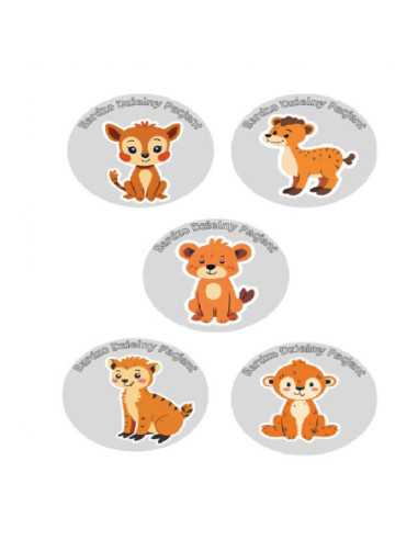 DZIELNYPACJENT.EU|NAKLEJKI DZIELNY PACJENT "SERIA - 5" - 100 szt.|