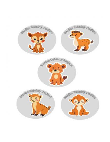 DZIELNYPACJENT.EU|NAKLEJKI DZIELNY PACJENT "SERIA - 5" - 100 szt.|