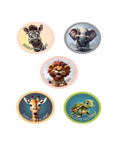 DZIELNYPACJENT.EU|NAKLEJKI DZIELNY PACJENT "SERIA -9" - 100 szt.|