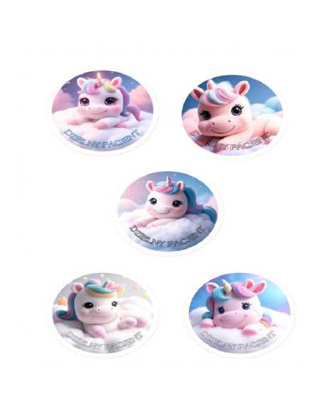 DZIELNYPACJENT.EU|NAKLEJKI DZIELNY PACJENT "SERIA - 12" - 100 szt.|