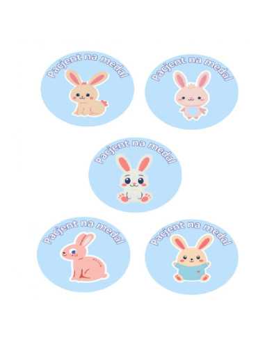 DZIELNYPACJENT.EU|NAKLEJKI DZIELNY PACJENT "SERIA - 14" - 100 szt.|