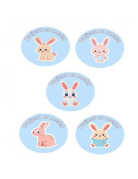 DZIELNYPACJENT.EU|NAKLEJKI DZIELNY PACJENT "SERIA - 14" - 100 szt.|