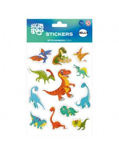 DZIELNYPACJENT.EU|NAKLEJKI ŻELOWE "DINO - 2"|5905523660241