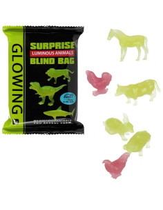 SASZETKA NIESPODZIANKA "ZWIERZĄTKA FLUORESCECYJNE" - 6 szt.