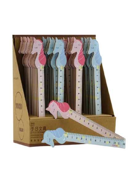 DZIELNYPACJENT.EU|DREWNIANA LINIJKA SZKOLNA "JEDNOROŻEC"|5901271533097