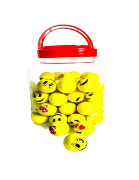 DZIELNYPACJENT.EU|PIŁKI KAUCZUKOWE "EMOTKI - 1"- 75 szt.|5901271473393