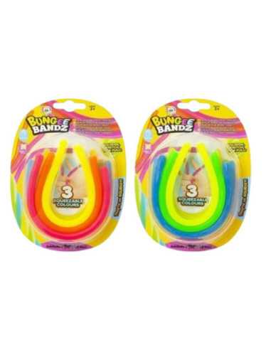 DZIELNYPACJENT.EU|ZABAWKA SENSORYCZNE "BUNGE BANDZ - SZNURKI" - 3 szt.|5015934736791