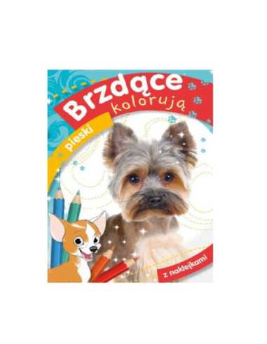 DZIELNYPACJENT.EU|KOLOROWANKA Z NAKLEJKAMI "Brzdące kolorują pieski"|9788379158645