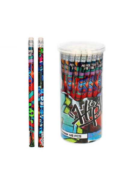 DZIELNYPACJENT.EU|OŁÓWKI "GRAFFITI" - 48 szt.|5902643674325