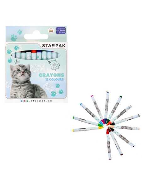 DZIELNYPACJENT.EU|KREDKI WOSKOWE "KOCIAKI"|5905523622584