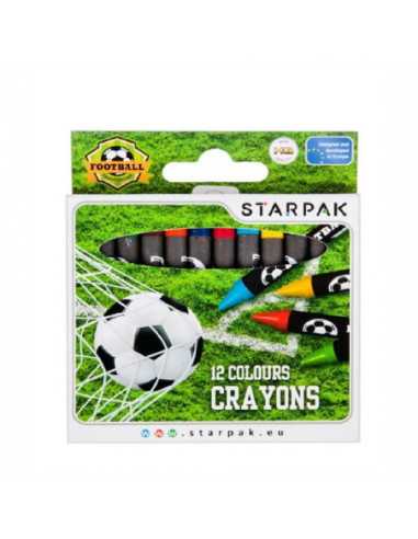 DZIELNYPACJENT.EU|KREDKI WOSKOWE "GOAL" - 12 szt.|5907604692813