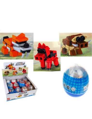 DZIELNYPACJENT.EU|KLOCKI W JAJKU "ZWIERZĄTKA - ANIMAL"|5902388381014