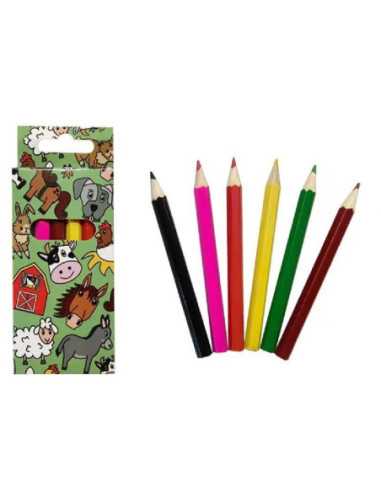 DZIELNYPACJENT.EU|MINI KREDKI OŁÓWKOWE "ZWIERZĘTA - FARMA"|5413247060716