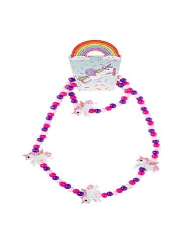 DZIELNYPACJENT.EU|BIŻUTERIA "ZESTAW WOOD - JEDNOROŻEC"|5413247004703