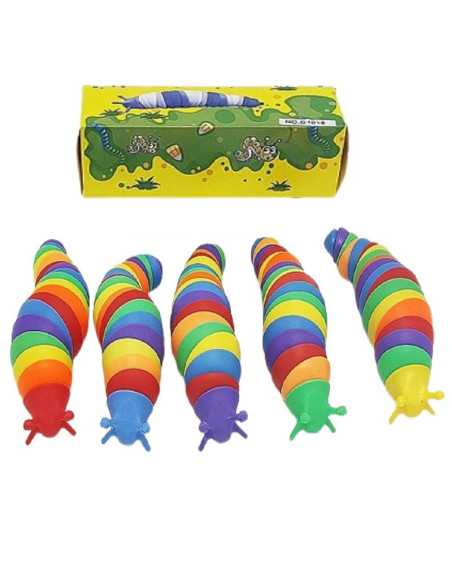 DZIELNYPACJENT.EU|ZABAWKA SENSORYCZNA "DUŻA GĄSIENICA"|5901271573277