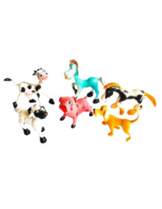 DZIELNYPACJENT.EU|ZWIERZĄTKA "FARMA" - 6 szt.|5902496142972