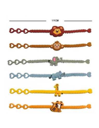 DZIELNYPACJENT.EU|BRANSOLETKA GUMOWA "DZIKIE ZWIERZĘTA"|5413247004192