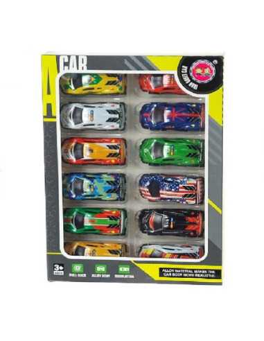 DZIELNYPACJENT.EU|ZESTAW AUTEK METALOWYCH "IRON STREET CAR" - 12 szt.|5901271601185